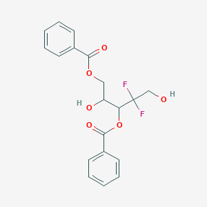 (2R,3R)-4,4-Difluoro-2,5-dihydroxypentane-1,3-diyl dibenzoate