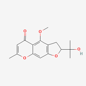 molecular formula C16H18O5 B15506458 Dgflrnocljghly-uhfffaoysa- 