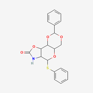 N,3-O-Carbonyl-1-(phenylthio)-4-O,6-O-benzylidene-1-deoxy-beta-D-glucosamine