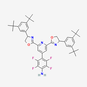 4-(2,6-Bis((R)-4-(3,5-di-tert-butylphenyl)-4,5-dihydrooxazol-2-yl)pyridin-4-yl)-2,3,5,6-tetrafluoroaniline