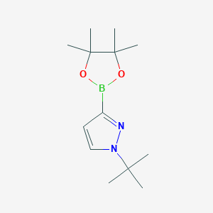 molecular formula C13H23BN2O2 B15506585 1-tert-butyl-3-(4,4,5,5-tetramethyl-1,3,2-dioxaborolan-2-yl)pyrazole 