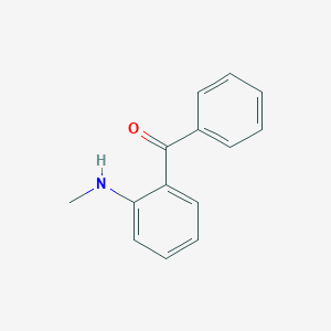 molecular formula C14H13NO B155066 Methanone, (2-(methylamino)phenyl)phenyl- CAS No. 1859-76-3