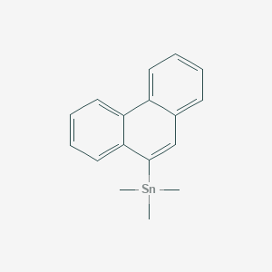 molecular formula C17H18Sn B15506605 Trimethyl(phenanthren-9-yl)stannane 