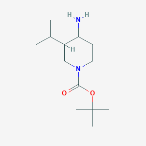 tert-Butyl 4-amino-3-isopropylpiperidine-1-carboxylate