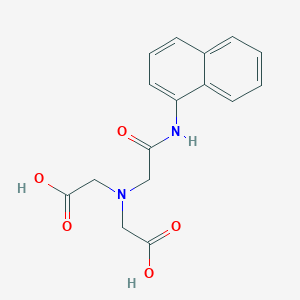 2-[(Carboxymethyl)({[(naphthalen-1-yl)carbamoyl]methyl})amino]acetic acid