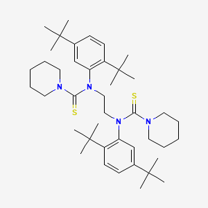 molecular formula C42H66N4S2 B15506799 N,N'-(Ethane-1,2-diyl)bis(N-(2,5-di-tert-butylphenyl)piperidine-1-carbothioamide) 