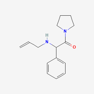 2-Phenyl-2-(prop-2-enylamino)-1-pyrrolidin-1-ylethanone