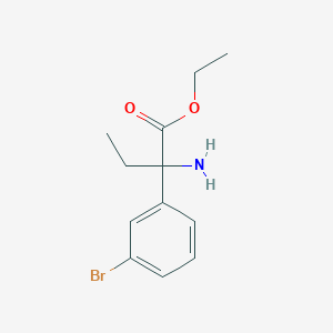 Ethyl 2-amino-2-(3-bromophenyl)butanoate