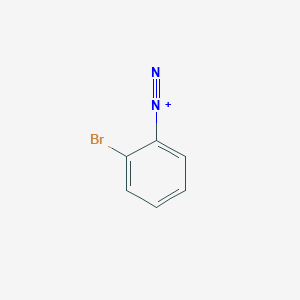 molecular formula C6H4BrN2+ B15506850 o-Bromobenzenediazonium 