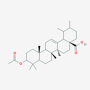 molecular formula C32H50O4 B15506878 Acetylursolic acid; 3-Acetylursolic acid 