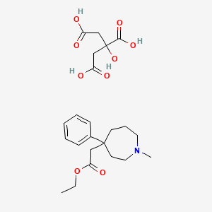 Ethyl 2-(1-methyl-4-phenylazepan-4-yl)acetate 2-hydroxypropane-1,2,3-tricarboxylate