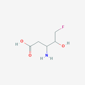 3-Amino-5-fluoro-4-hydroxypentanoic acid