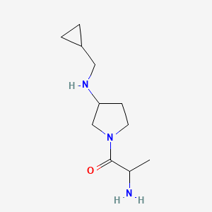 2-Amino-1-[3-(cyclopropylmethylamino)pyrrolidin-1-yl]propan-1-one