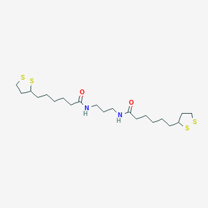 molecular formula C21H38N2O2S4 B15506910 -Lipoic acid derivatives 