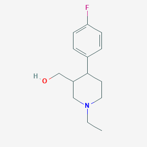 molecular formula C14H20FNO B15506942 [1-Ethyl-4-(4-fluorophenyl)piperidin-3-yl]methanol 