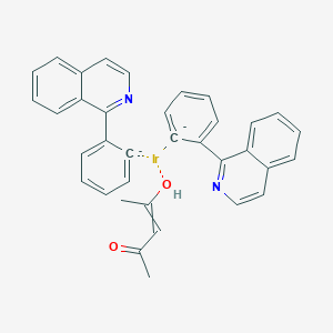 molecular formula C35H28IrN2O2-2 B15506954 Bis(1-phenylisoquinoline)-(acetylacetonate)iridium(III) 