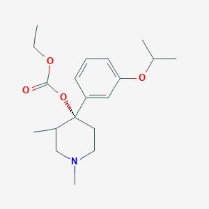 molecular formula C19H29NO4 B15506965 [(4R)-1,3-dimethyl-4-(3-propan-2-yloxyphenyl)piperidin-4-yl] ethyl carbonate 