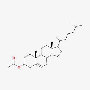 molecular formula C29H48O2 B15506967 [(10R,13R)-10,13-dimethyl-17-(6-methylheptan-2-yl)-2,3,4,7,8,9,11,12,14,15,16,17-dodecahydro-1H-cyclopenta[a]phenanthren-3-yl] acetate 