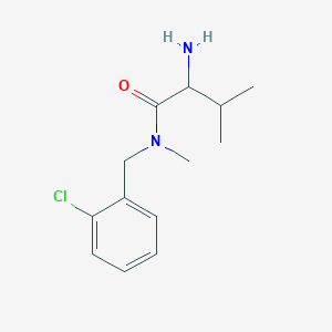 2-amino-N-[(2-chlorophenyl)methyl]-N,3-dimethylbutanamide