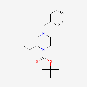 molecular formula C19H30N2O2 B15506987 Tert-butyl 4-benzyl-2-isopropylpiperazine-1-carboxylate 