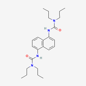 molecular formula C24H36N4O2 B15506995 1,1'-(Naphthalene-1,5-diyl)bis(3,3-dipropylurea) CAS No. 111017-17-5