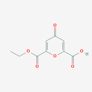 6-(ethoxycarbonyl)-4-oxo-4H-pyran-2-carboxylic acid