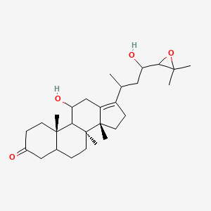 (8S,10S,14R)-17-[4-(3,3-dimethyloxiran-2-yl)-4-hydroxybutan-2-yl]-11-hydroxy-8,10,14-trimethyl-2,4,5,6,7,9,11,12,15,16-decahydro-1H-cyclopenta[a]phenanthren-3-one