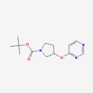 Tert-butyl 3-(pyrimidin-4-yloxy)pyrrolidine-1-carboxylate