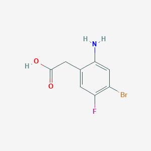 2-(2-Amino-4-bromo-5-fluorophenyl)acetic acid