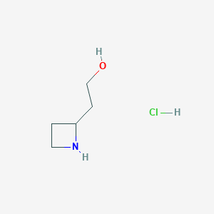 2-(Azetidin-2-yl)ethanol;hydrochloride