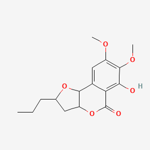 2,3,3a,9b-Tetrahydro-6-hydroxy-7,8-dimethoxy-2-n-propyl-5h-furo[3,2-c][2]benzopyran-5-one