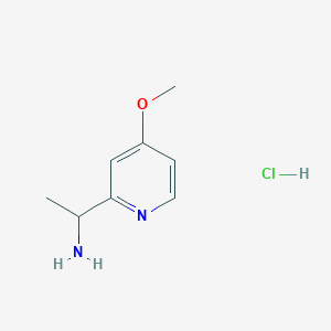 molecular formula C8H13ClN2O B15507396 (R)-1-(4-Methoxypyridin-2-yl)ethanamine hydrochloride 