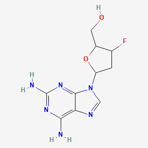 [(2R,3S,5R)-5-(2,6-diaminopurin-9-yl)-3-fluorooxolan-2-yl]methanol