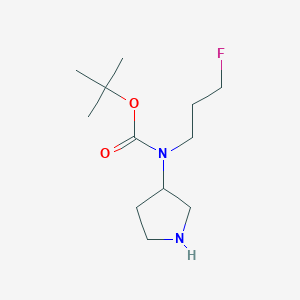 (S)-tert-Butyl (3-fluoropropyl)(pyrrolidin-3-yl)carbamate