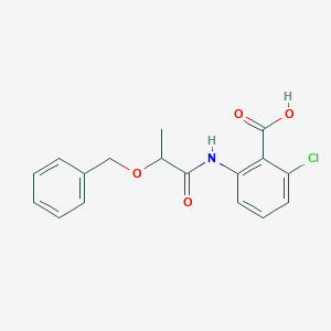 2-(2-(Benzyloxy)propanamido)-6-chlorobenzoic acid