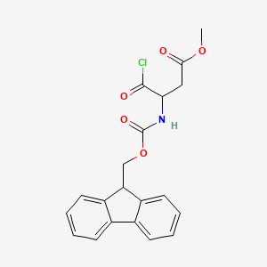 Butanoic acid, 4-chloro-3-[[(9H-fluoren-9-ylmethoxy)carbonyl]amino]-4-oxo-, methyl ester