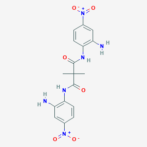 N,N'-bis-(2-amino-4-nitrophenyl)-2,2-dimethylmalonamide