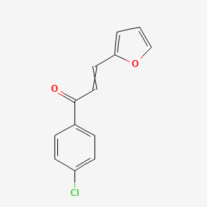 molecular formula C13H9ClO2 B15507551 1-(4-Chlorophenyl)-3-(furan-2-yl)prop-2-en-1-one 