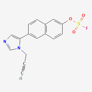 6-[3-(Prop-2-yn-1-yl)imidazol-4-yl]naphthalen-2-yl sulfurofluoridate