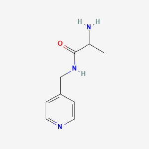 2-amino-N-(pyridin-4-ylmethyl)propanamide