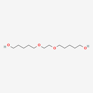 molecular formula C12H26O4 B15507853 5,5'-(Ethane-1,2-diylbis(oxy))bis(pentan-1-ol) 