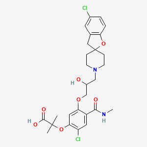 molecular formula C27H32Cl2N2O7 B15507920 CCR1 antagonist 