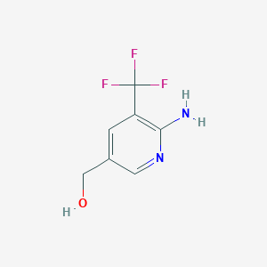 molecular formula C7H7F3N2O B15507971 (6-Amino-5-(trifluoromethyl)pyridin-3-yl)methanol 