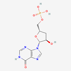 ((2S,4R,5R)-4-Hydroxy-5-(6-oxo-3H-purin-9(6H)-yl)tetrahydrofuran-2-yl)methyl dihydrogen phosphate