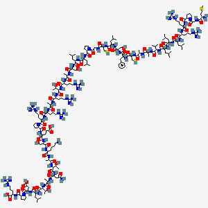 molecular formula C191H330N64O53S3 B15508017 Mgprrlllva acfslcgpll sartrarrpe skatnatldp R 