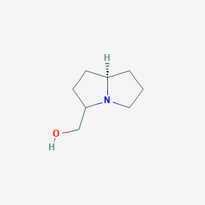 [cis-2,3,5,6,7,8-hexahydro-1H-pyrrolizin-3-yl]methanol