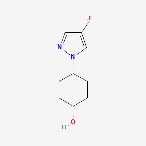 cis-4-(4-Fluoropyrazol-1-yl)cyclohexanol