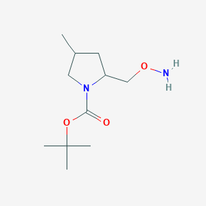 tert-butyl (2S,4S)-2-(aminooxymethyl)-4-methyl-pyrrolidine-1-carboxylate