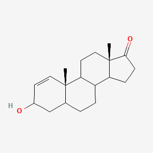 (10R,13S)-3-hydroxy-10,13-dimethyl-3,4,5,6,7,8,9,11,12,14,15,16-dodecahydrocyclopenta[a]phenanthren-17-one