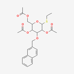 Ethyl 2,4,6-tri-O-acetyl-3-O-(2-naphthyl)methyl-1-thio-beta-D-glucopyranoside